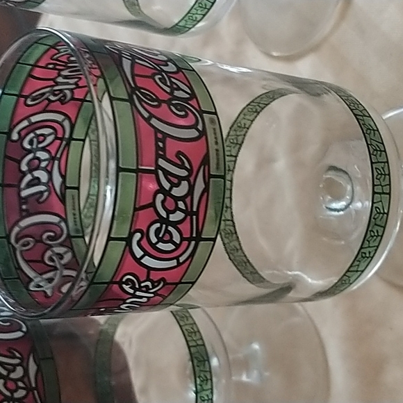 Vintage Coca-Cola glasses - Picture 3 of 3